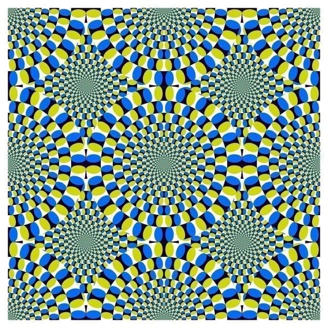 Ilusiones ópticas: serpientes rotatorias